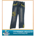 Girls New Design Denim Jeans with Applique (CW-KIDS-J20)